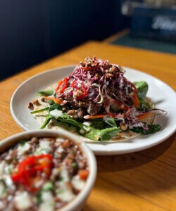 Fork and Knife Taco at Stanwood Grill Restaurant