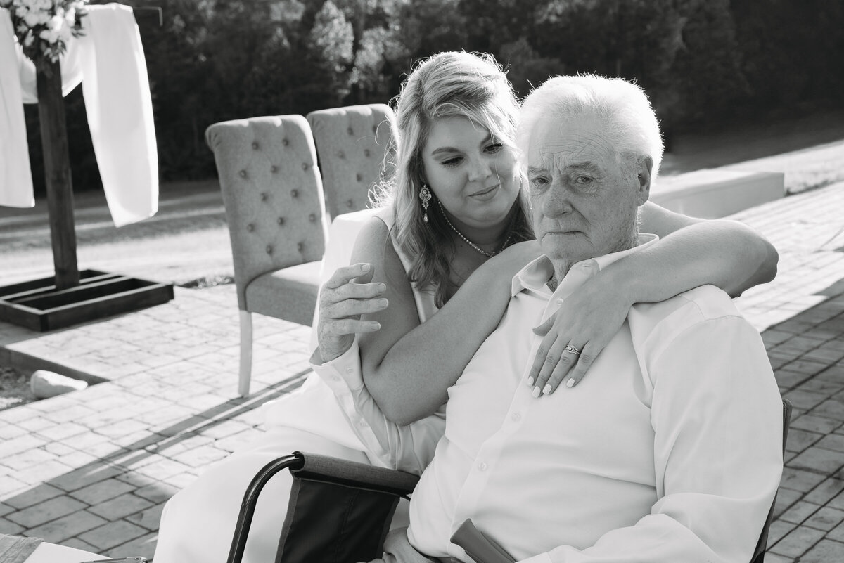 Bride and Grandfather 