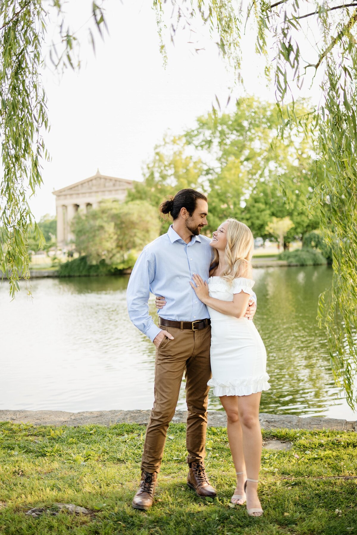Centennial Park Engagement Session In Middle Tennessee