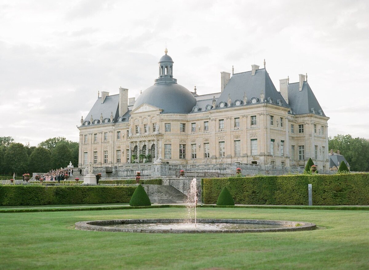 Chateau Vaux Le Vicomte Fairytale Destination Wedding in France -0