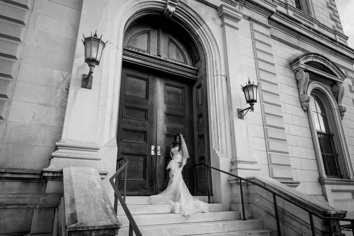 chic peabody library wedding baltimore l hewitt photography-1