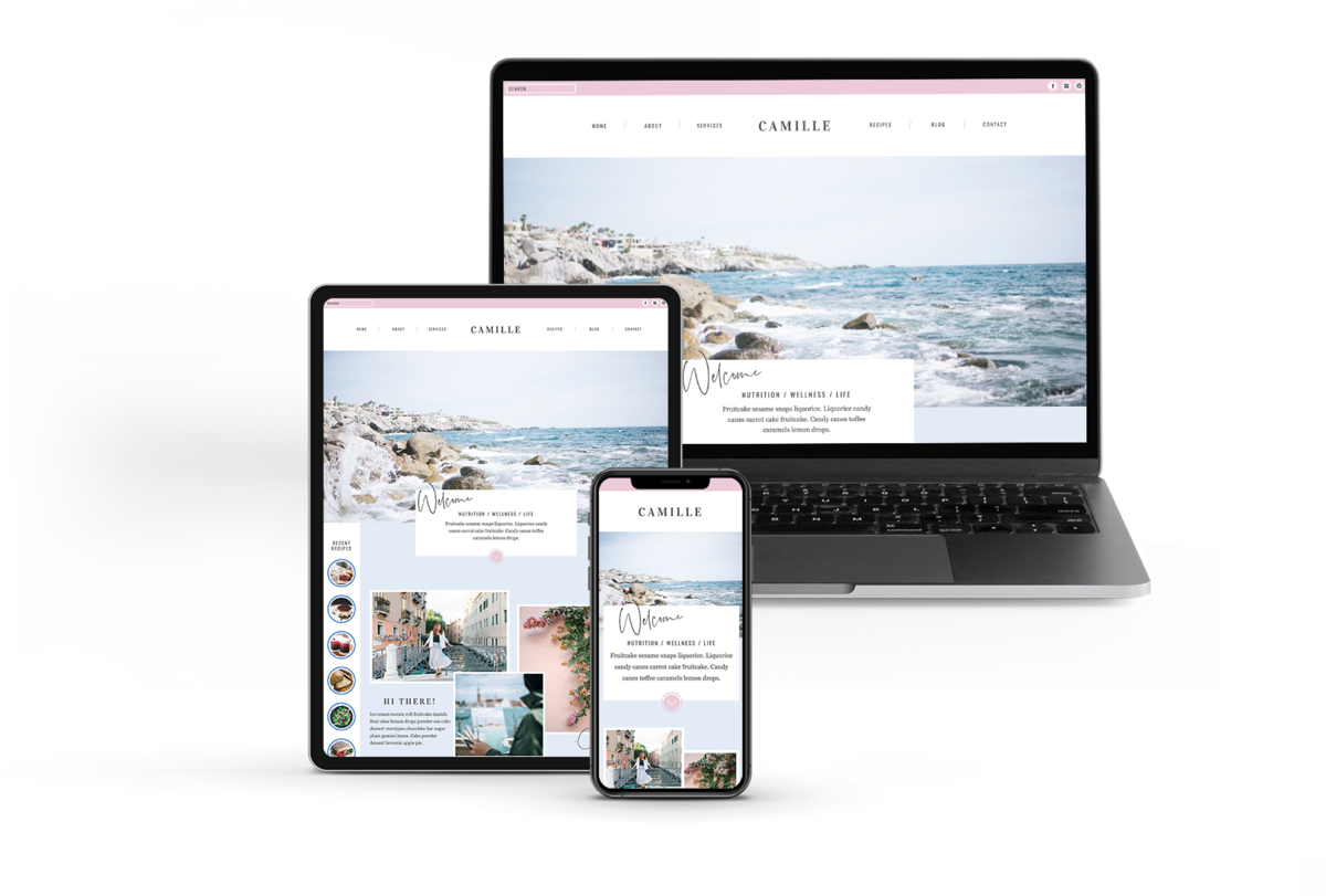 Simone | Showit Website Templates | Showit Websites by Heather Jones Creative