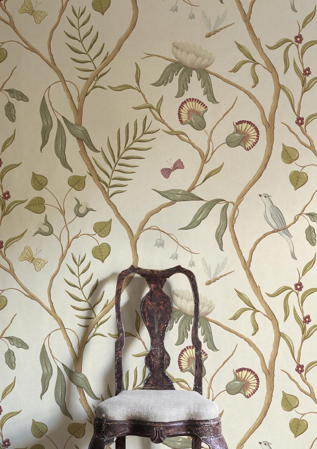ADAM’S EDEN Ivory Wallpaper 1 - Lewis and Wood
