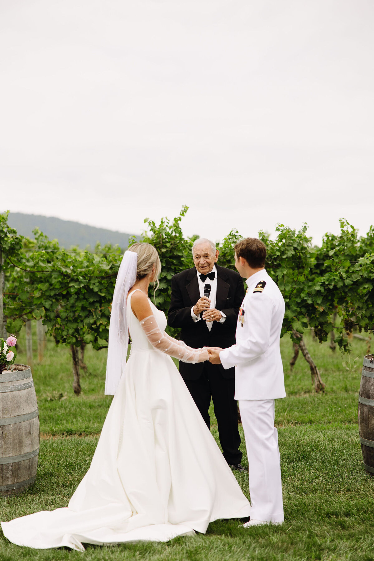 Outdoor Virginia Wedding Ceremony by Richmond VA Wedding Photographer