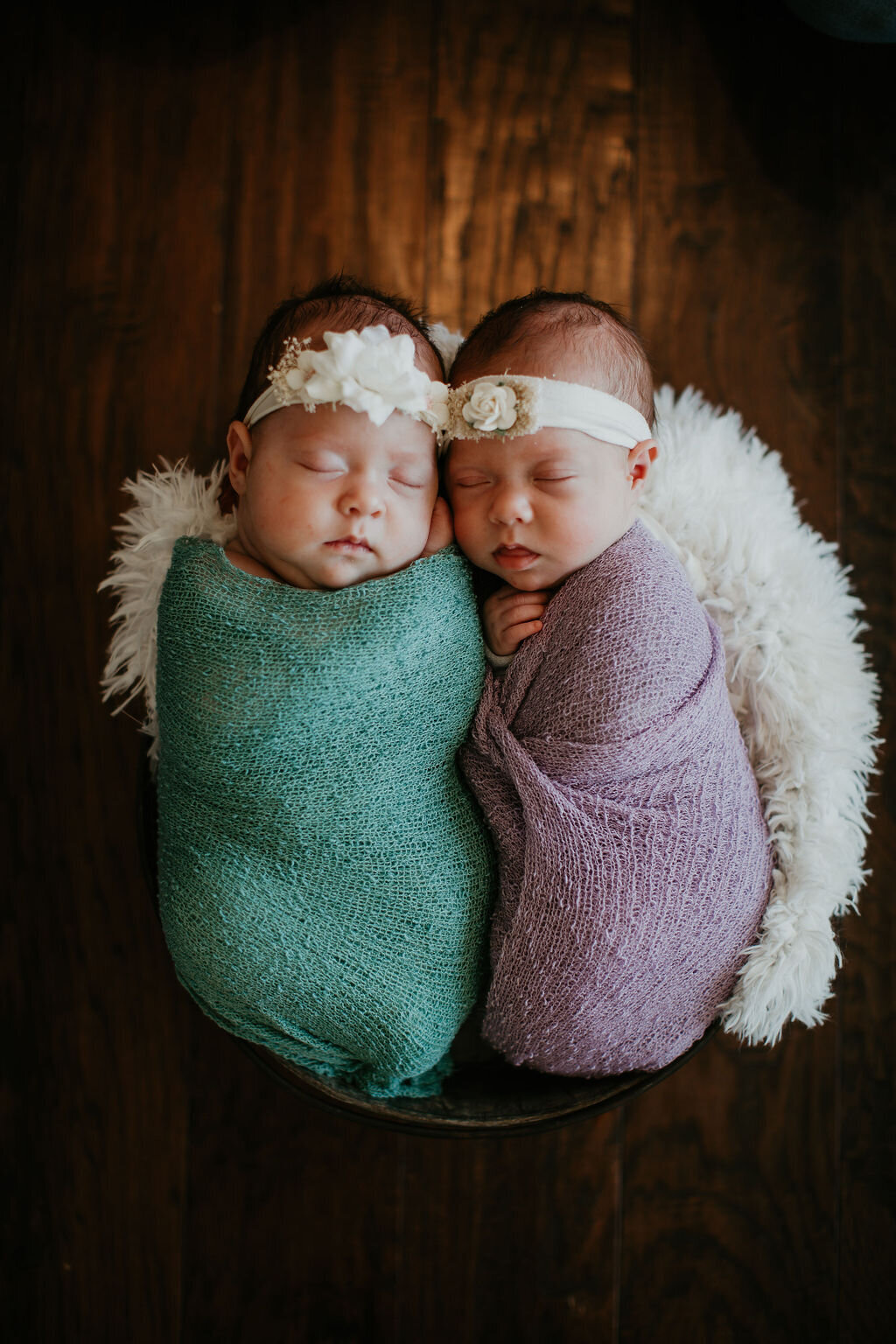 Newborn twins