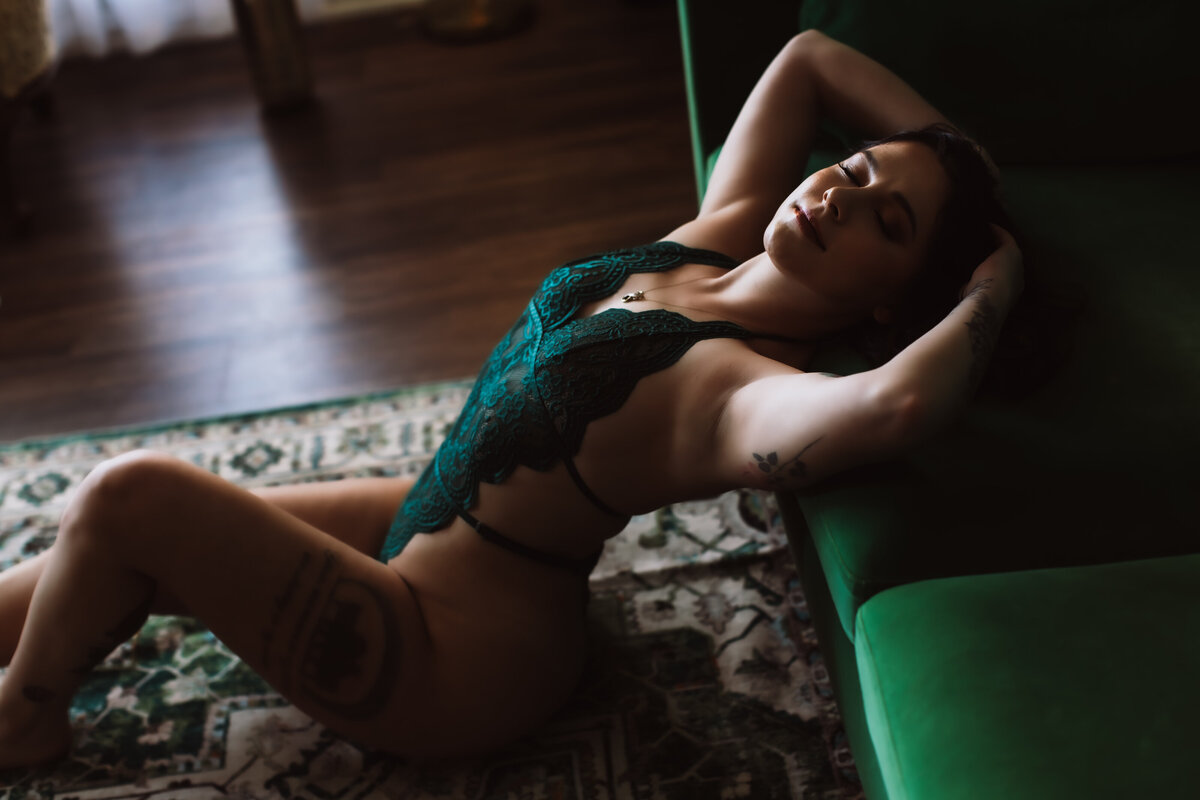 Experience the art of sensuality with our professional boudoir photography services in Oklahoma City. Capture intimate and empowering moments in a stylish and comfortable studio, tailored to celebrate your unique beauty and confidence. Perfect for couples, anniversaries, or a personal treat, our sessions in Edmond, OK, create timeless memories you'll cherish forever. Book your session today!