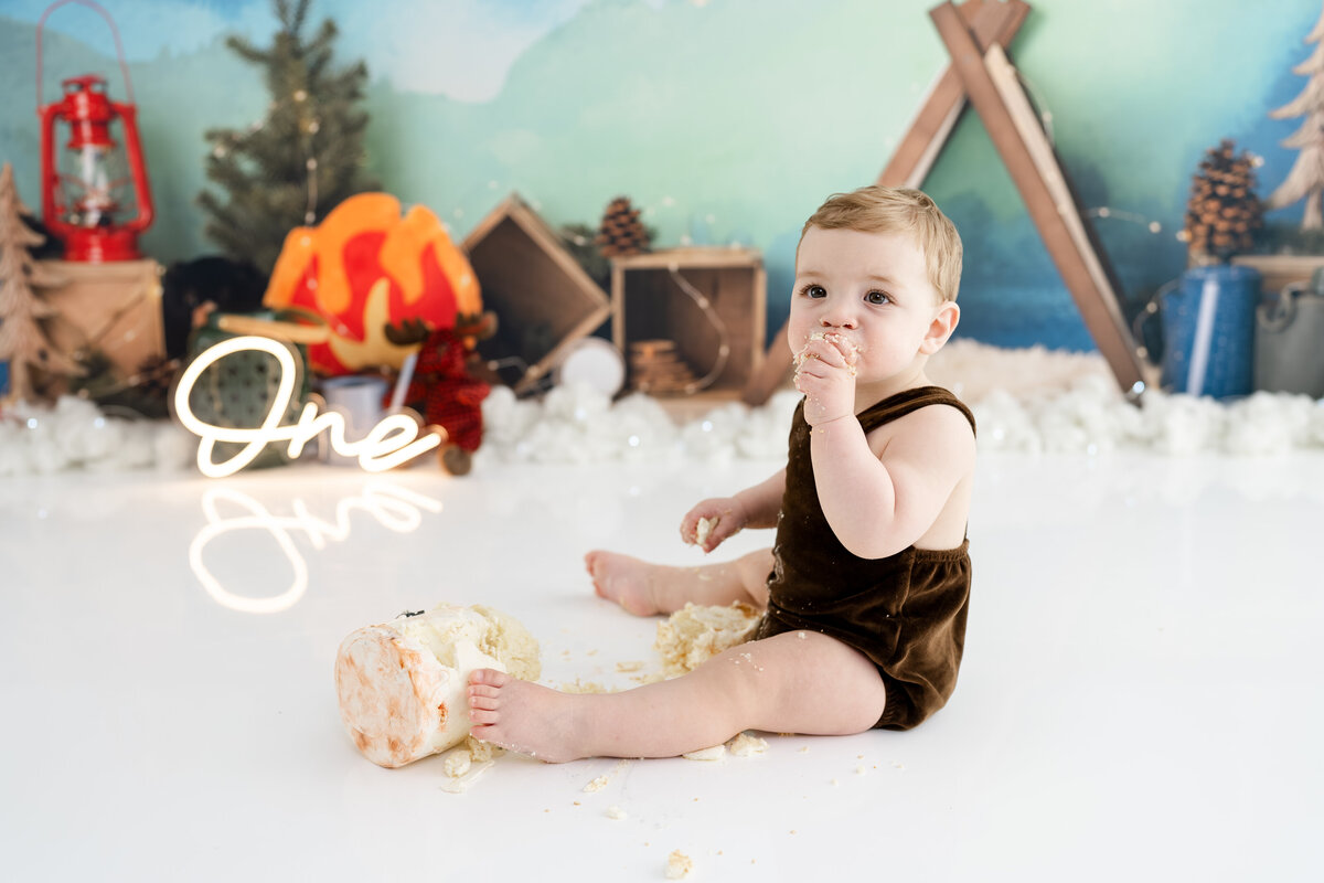 Cake Smash and Splash - Logan-46