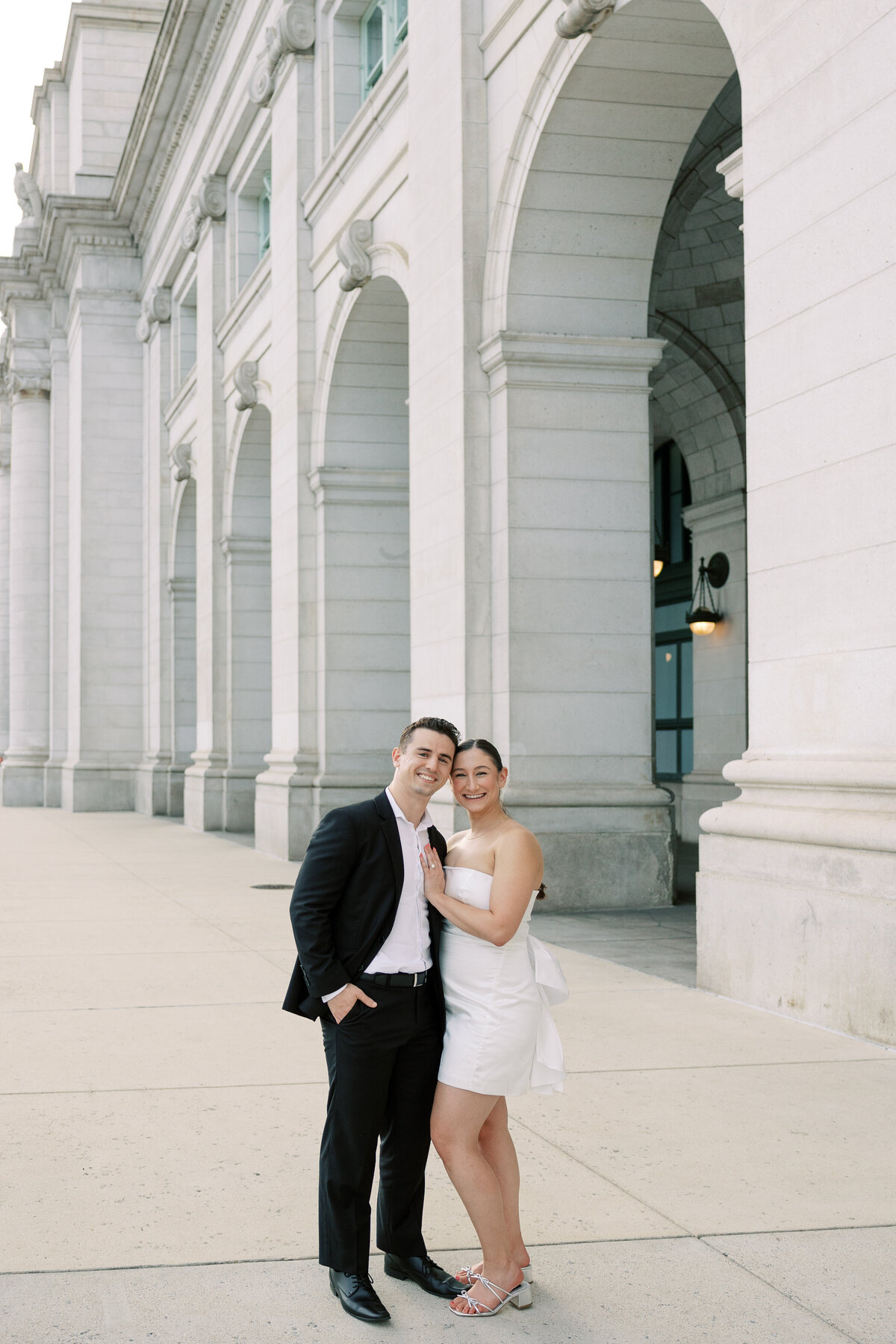 Alexa  Kyle DC Union Station Engagement Session_DC Wedding Photographers_0024