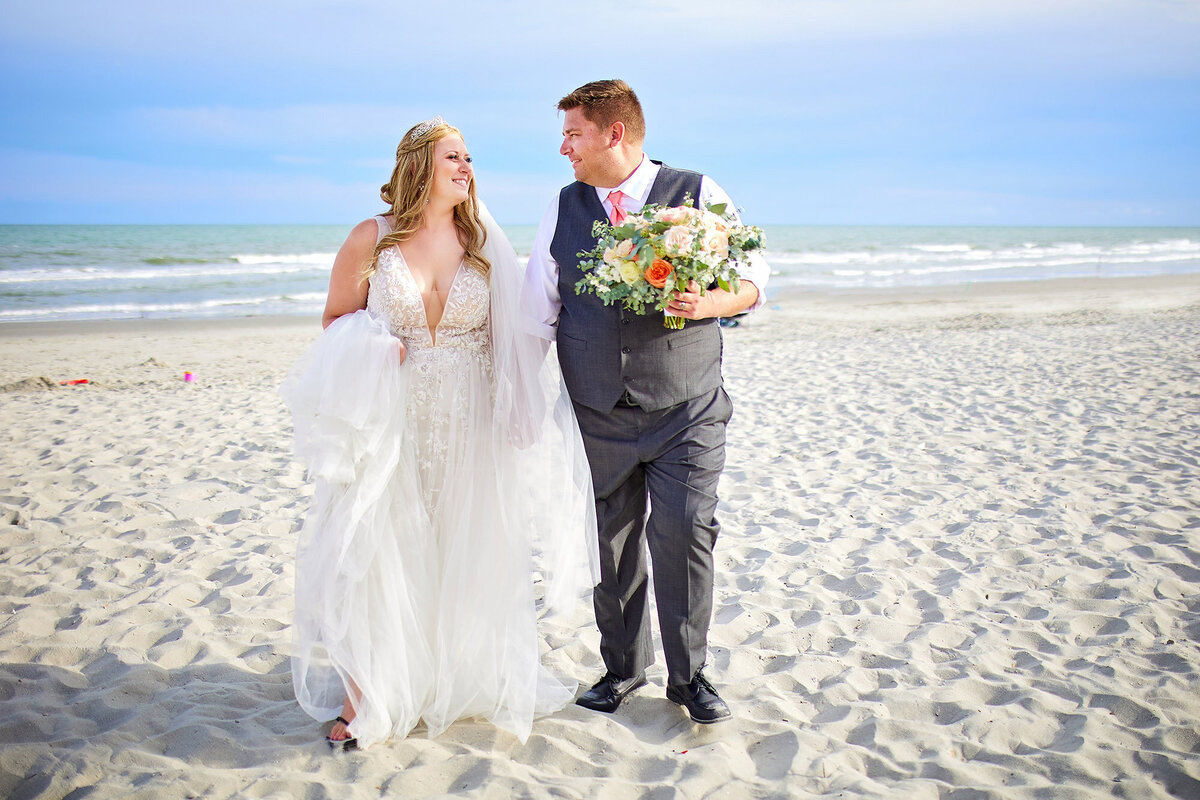 north-myrtle-beach-bride-groom-walking
