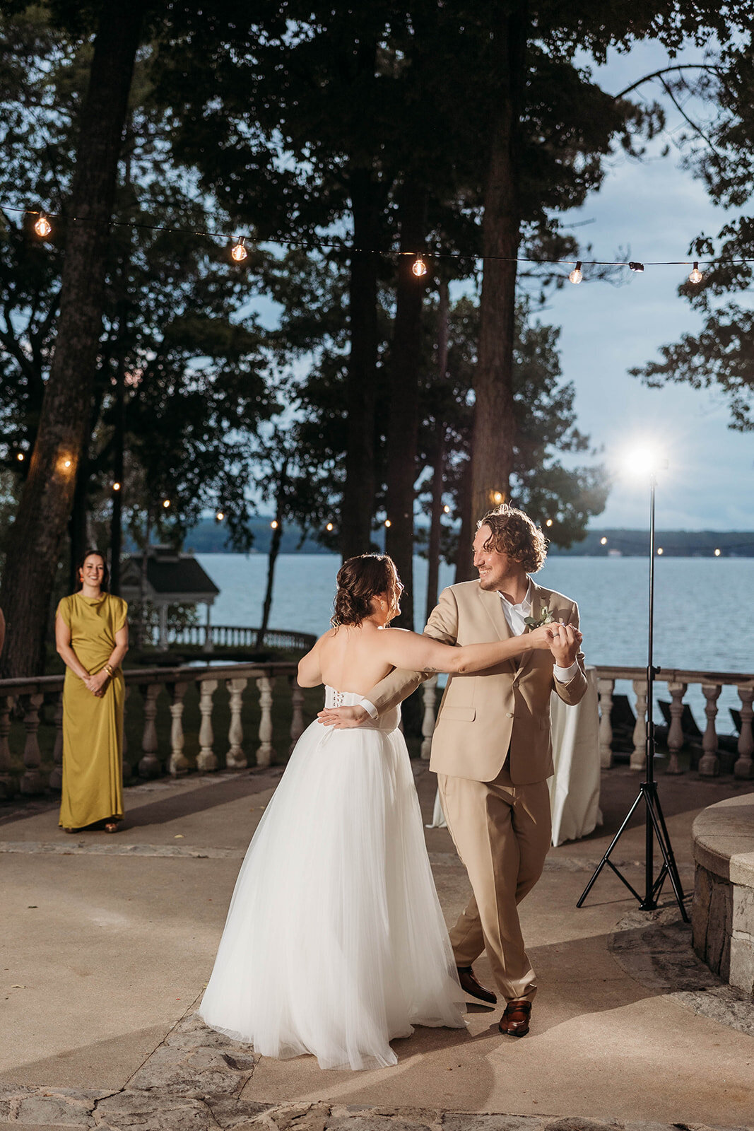 Red Pine Point Indian River Michigan Intimate Wedding Reception Dancing K. E. Rogers Photography-17