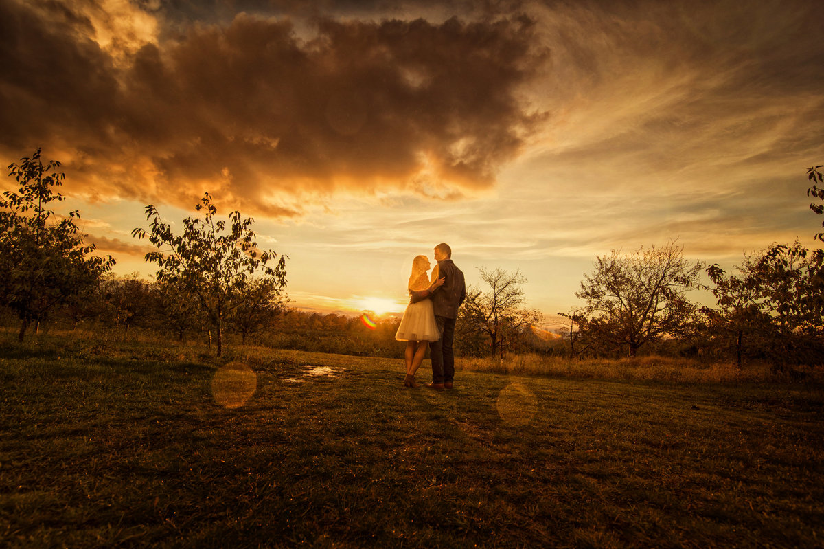 Door county engagement session.