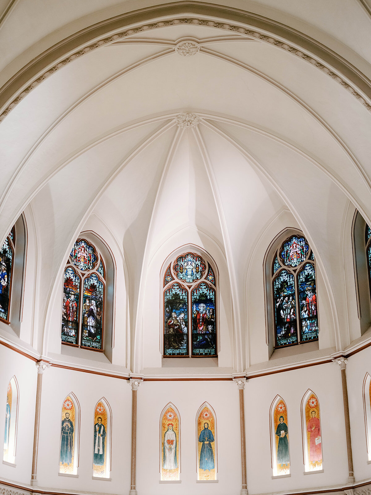 Interior dome of the church