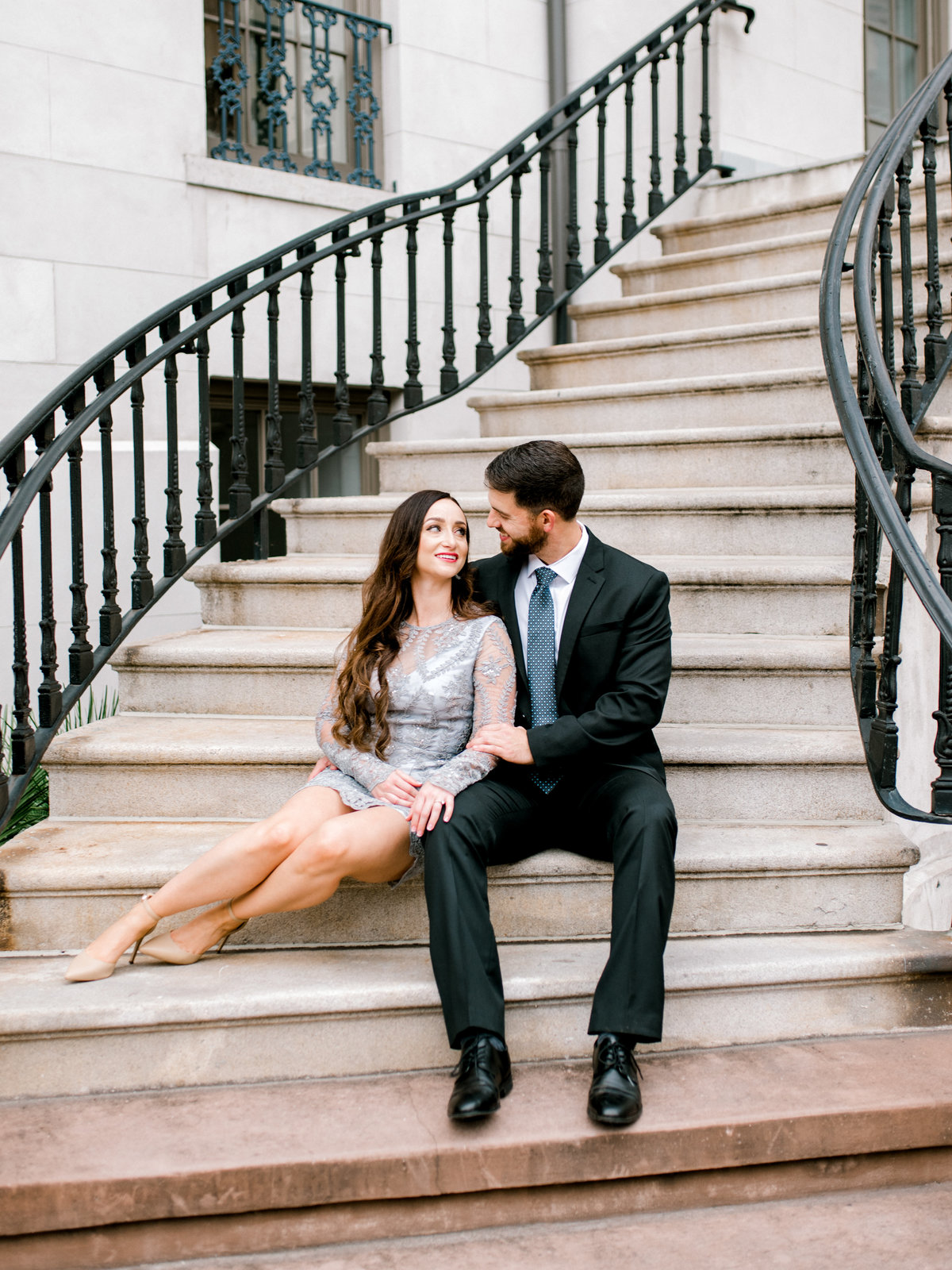 Destination engagement session Forsyth Park