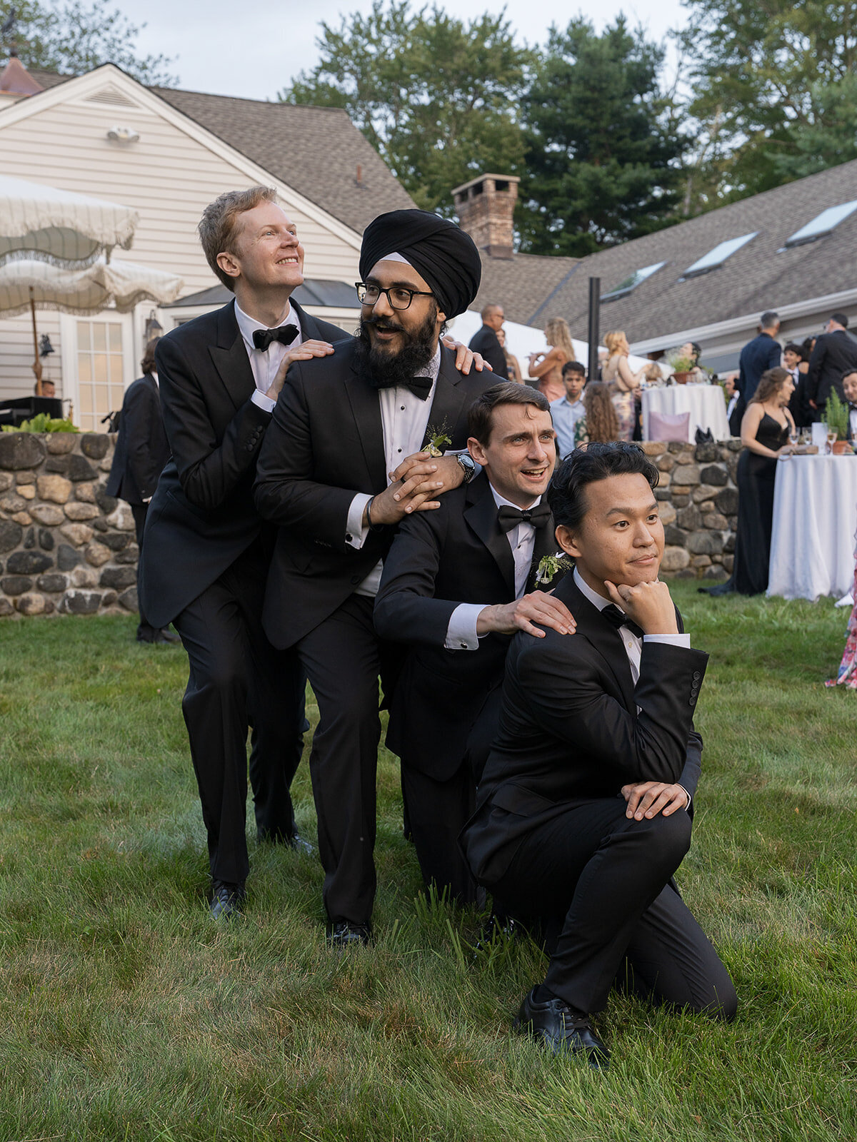 Annalise & Jonathan Tented Private Residence Connecticut Wedding-63