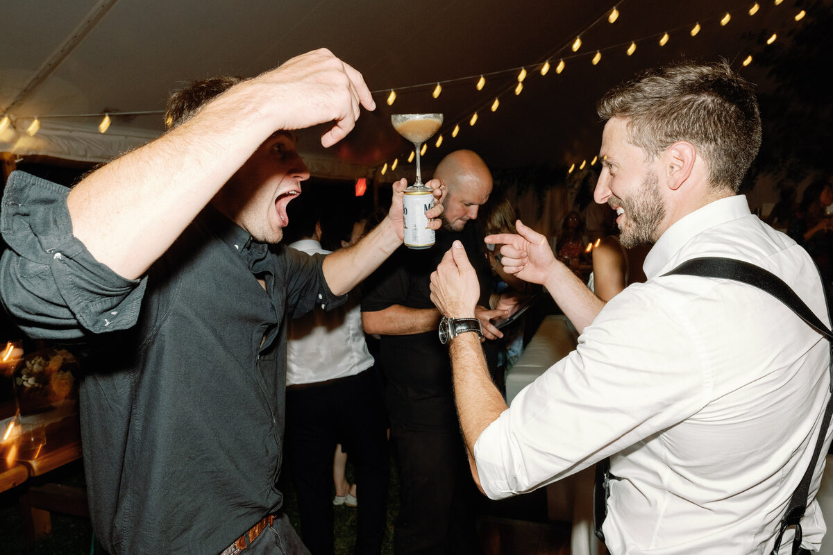 espresso martini dance floor vt wedding