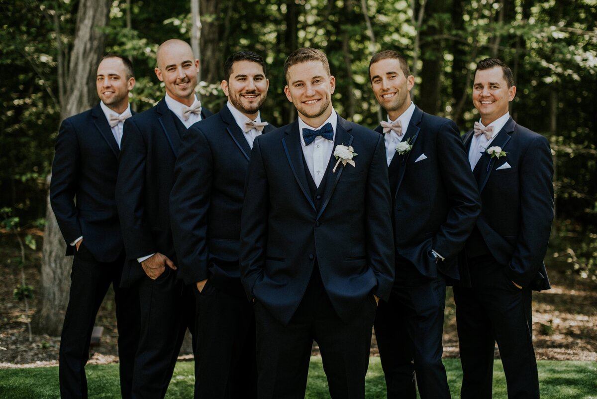 groom groomsmen wedding ohio 