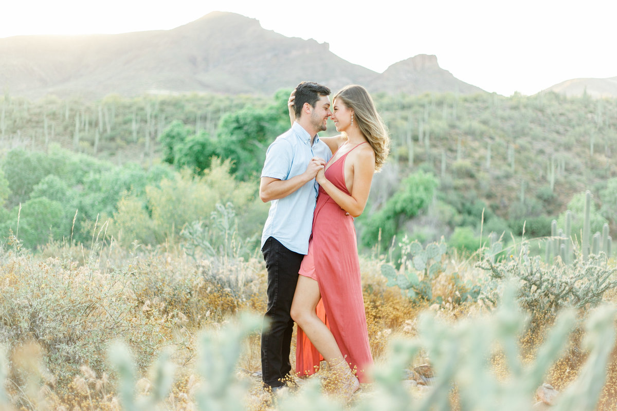 Karlie Colleen Photography - Arizona Desert Engagement - Brynne & Josh -163