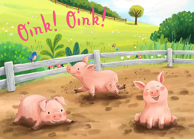 Natalie Merheb - Farm Pigs