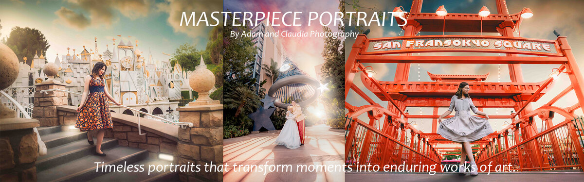 Disneyland Masterpiece Portraits banner