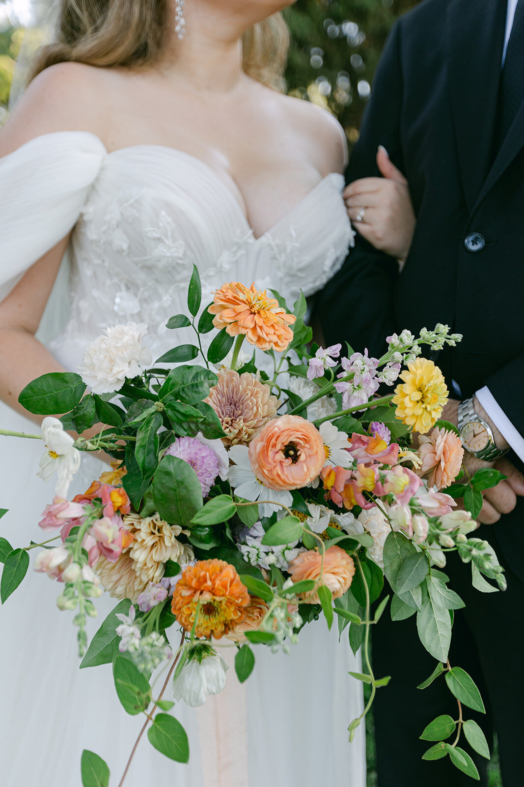 garden style bridal bouquet
