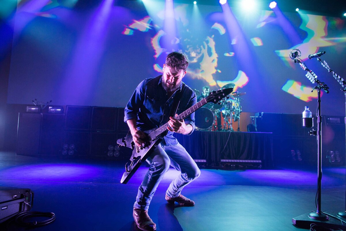 Chad Kroeger Sings onstage at the Marina Bay Sands