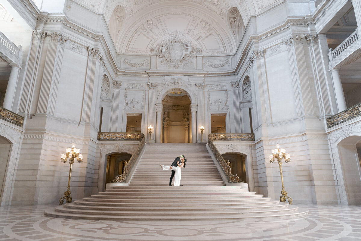 San Francisco City Hall Wedding Photographer