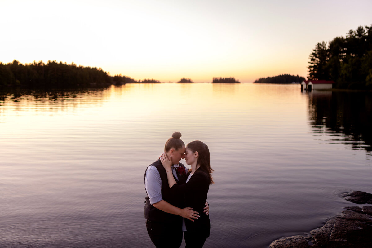 lake nipissing wedding