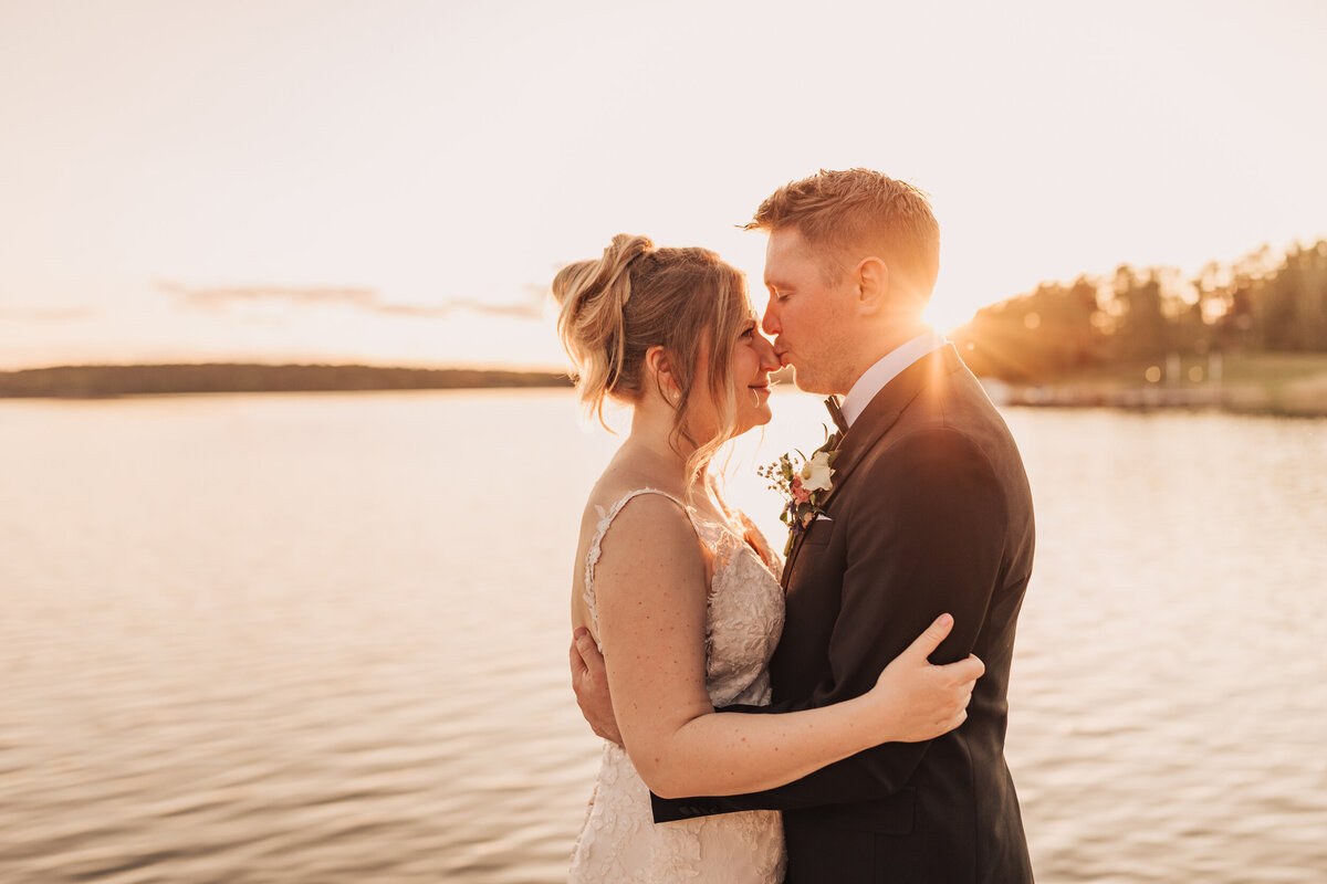 Bröllopsfotograf Stockholm golden hour