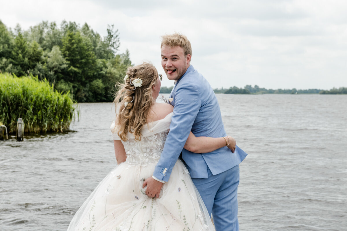 Trouwfotograaf Friesland, bruidsfotograaf, trouwen bij Paviljoen de Leyen (107)