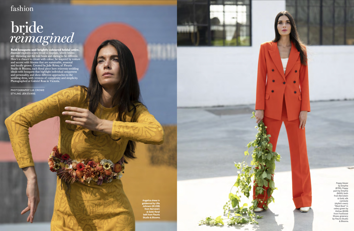 Bride reimagined article in Boulevard Oct 2022
