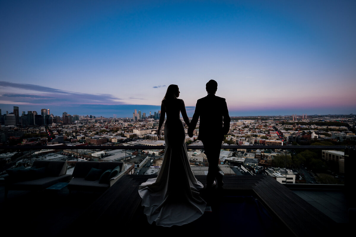 Capture your Tribeca rooftop wedding with artistic flair by Ishan Fotografi.