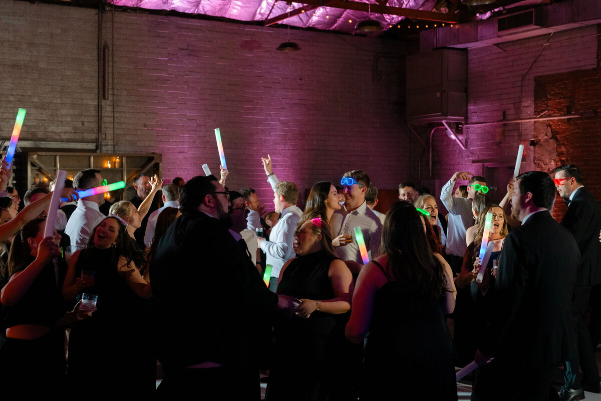 True to life wedding photo from a stylish Arizona city celebration.