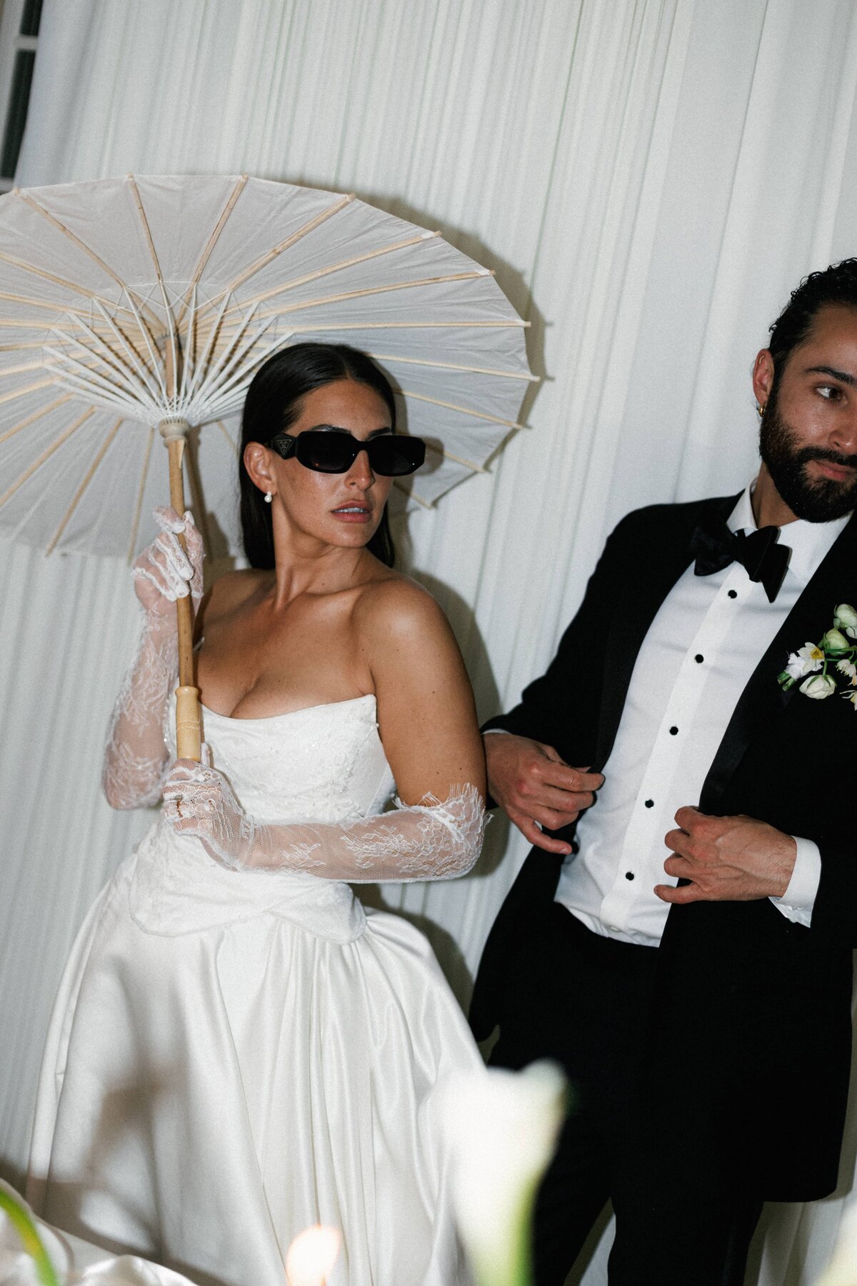 Bride and groom portraits in Ravello, luxury destination wedding Italy.