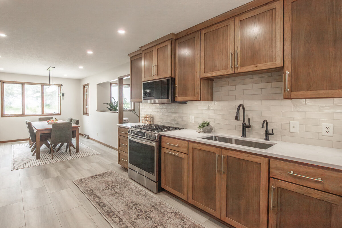 mid-mod kitchen remodel