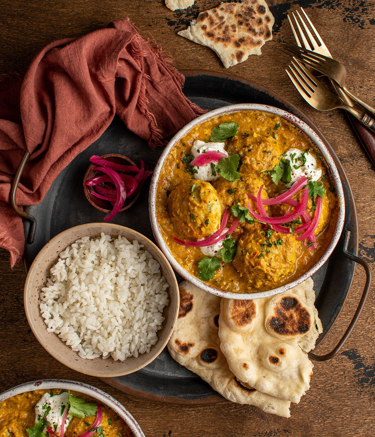 saffron meatball curry