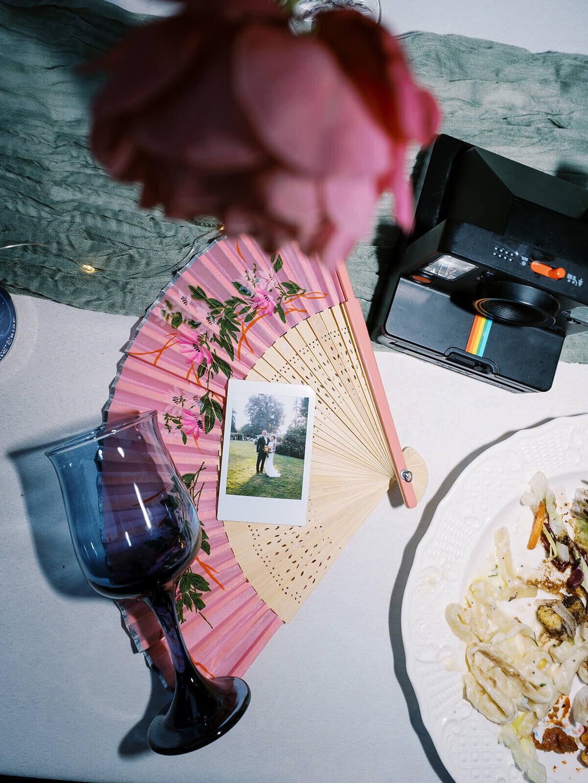 Fans and food captured on film. 