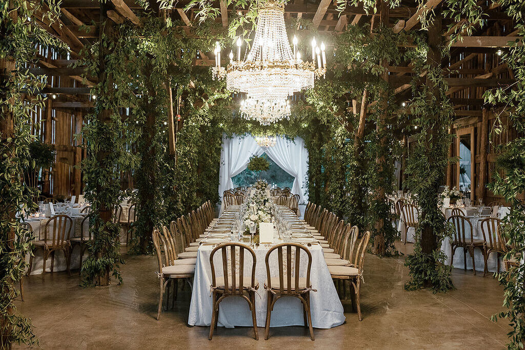 34.elegant-barn-wedding-greenery-gold-modern-vintage-events-southall-meadows