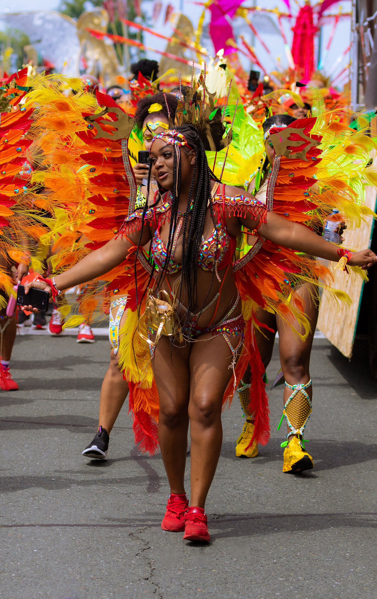 Photos of Masqueraders from Toronto Carnival 2023 - Sunlime Mas Band - Medium Band of The Year 2023-202