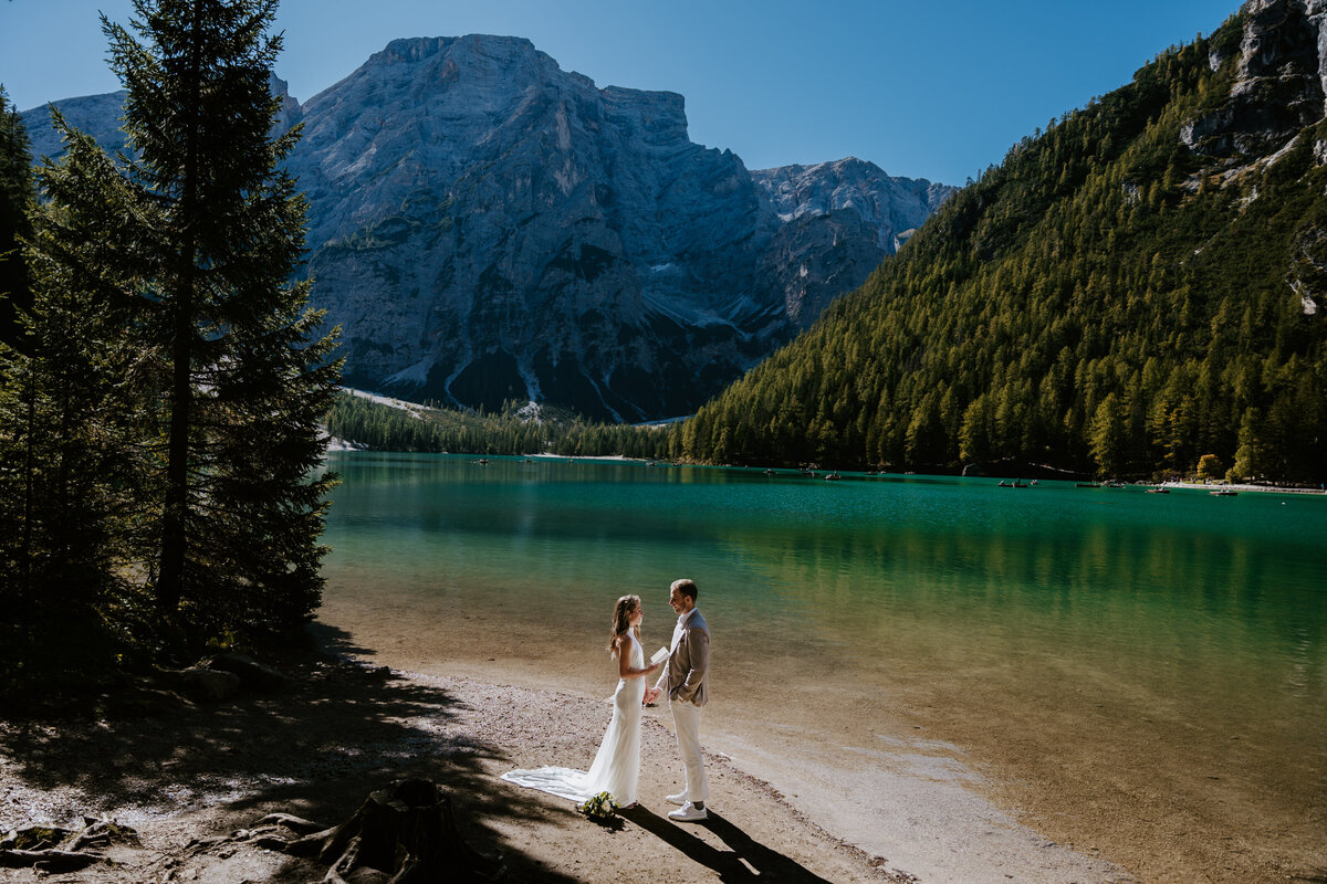Lago di Braies Elopement -8
