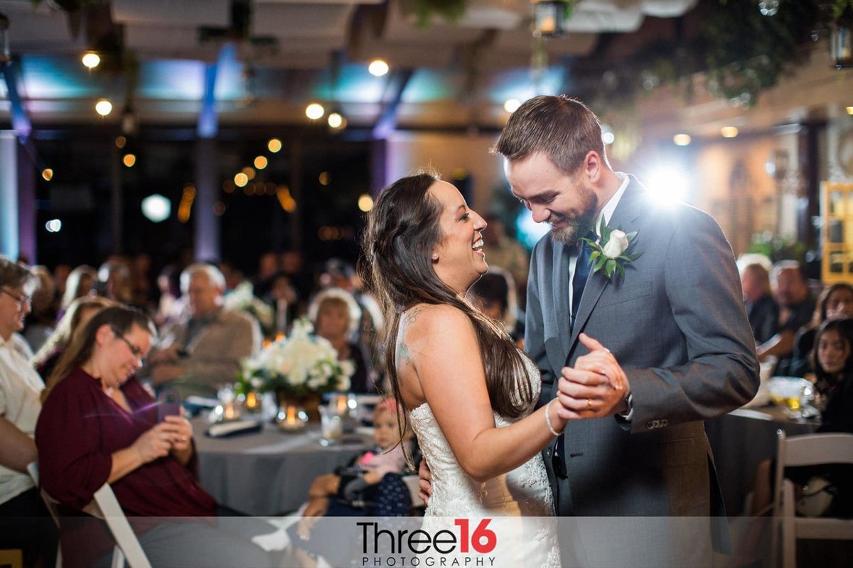 Bride and Groom dance at Reception