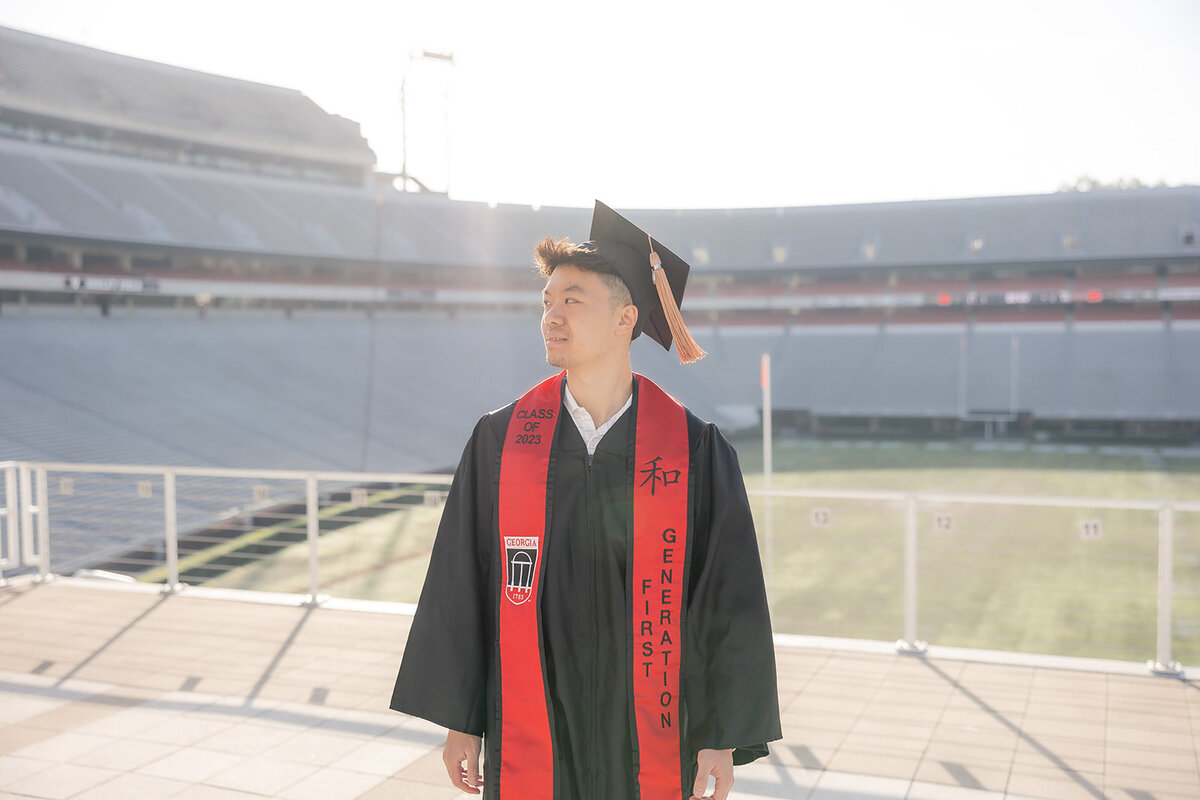 male uga grad senior photos photographer 1