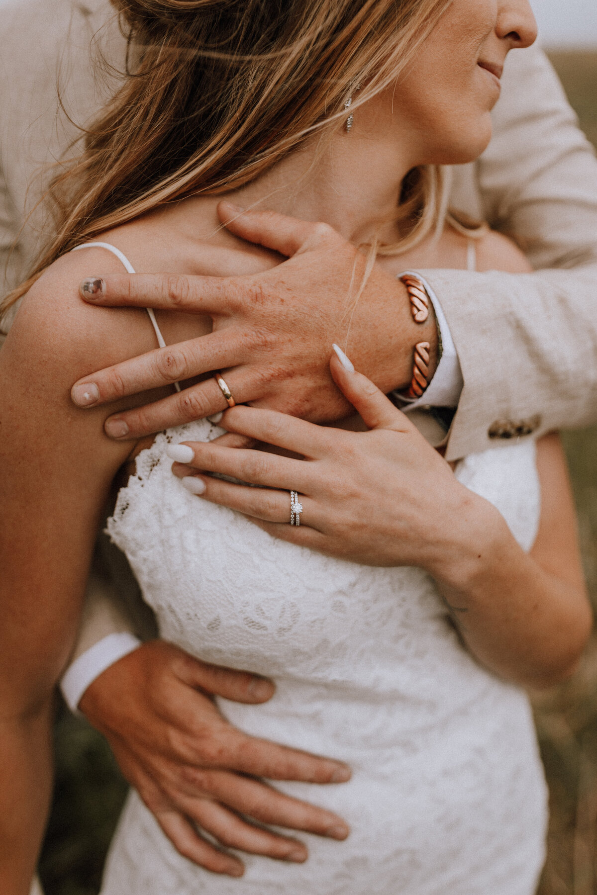 bride and groom details