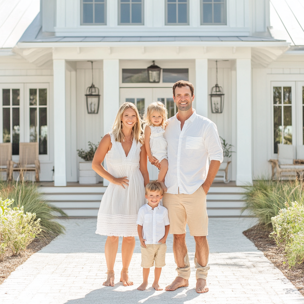 kdurski_86694_a_family_of_four_posing_in_front_of_their_white_m_b4d03d0e-f11f-4a95-a1a6-8a158e4b3bd8
