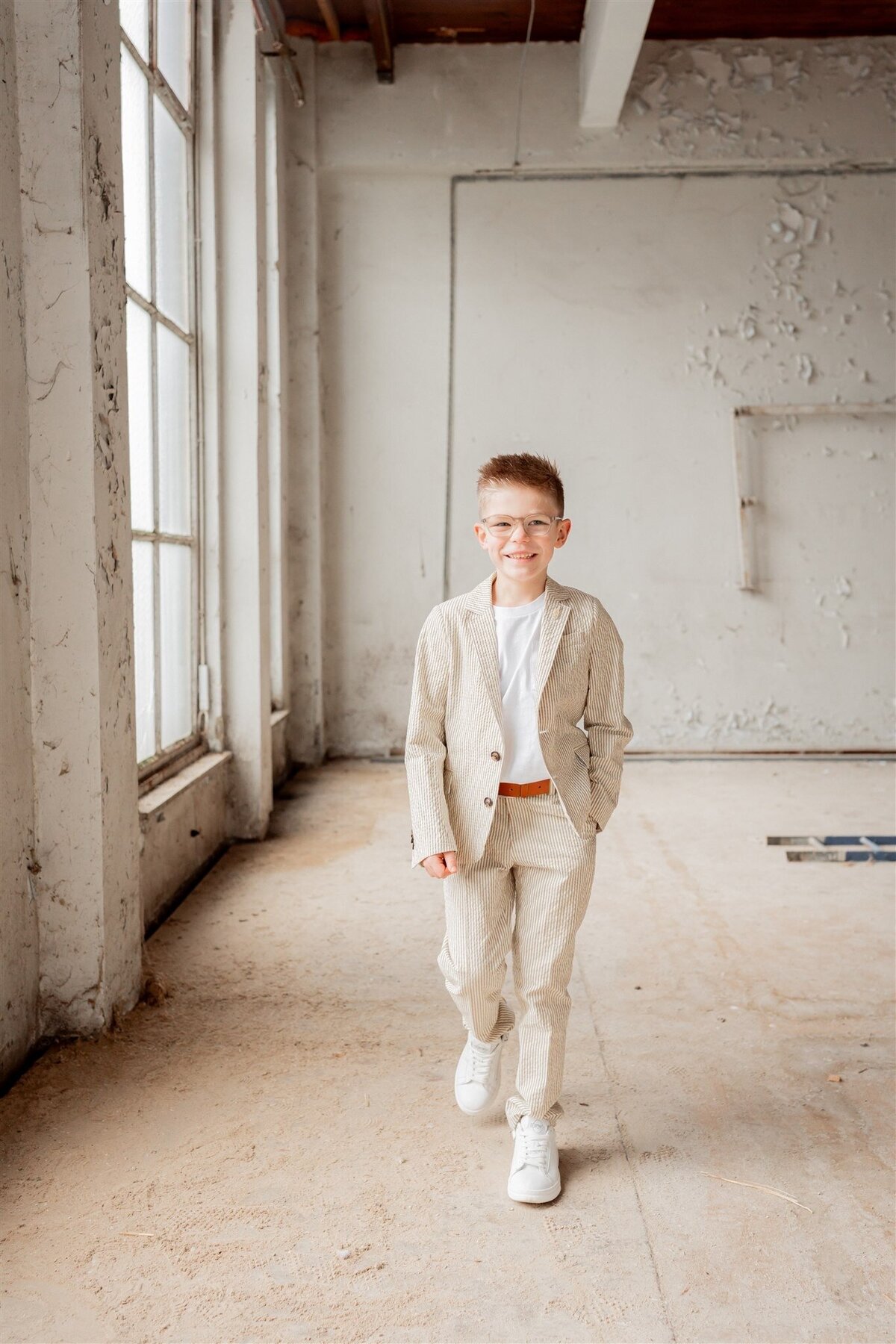 communiefotoshoot jongen