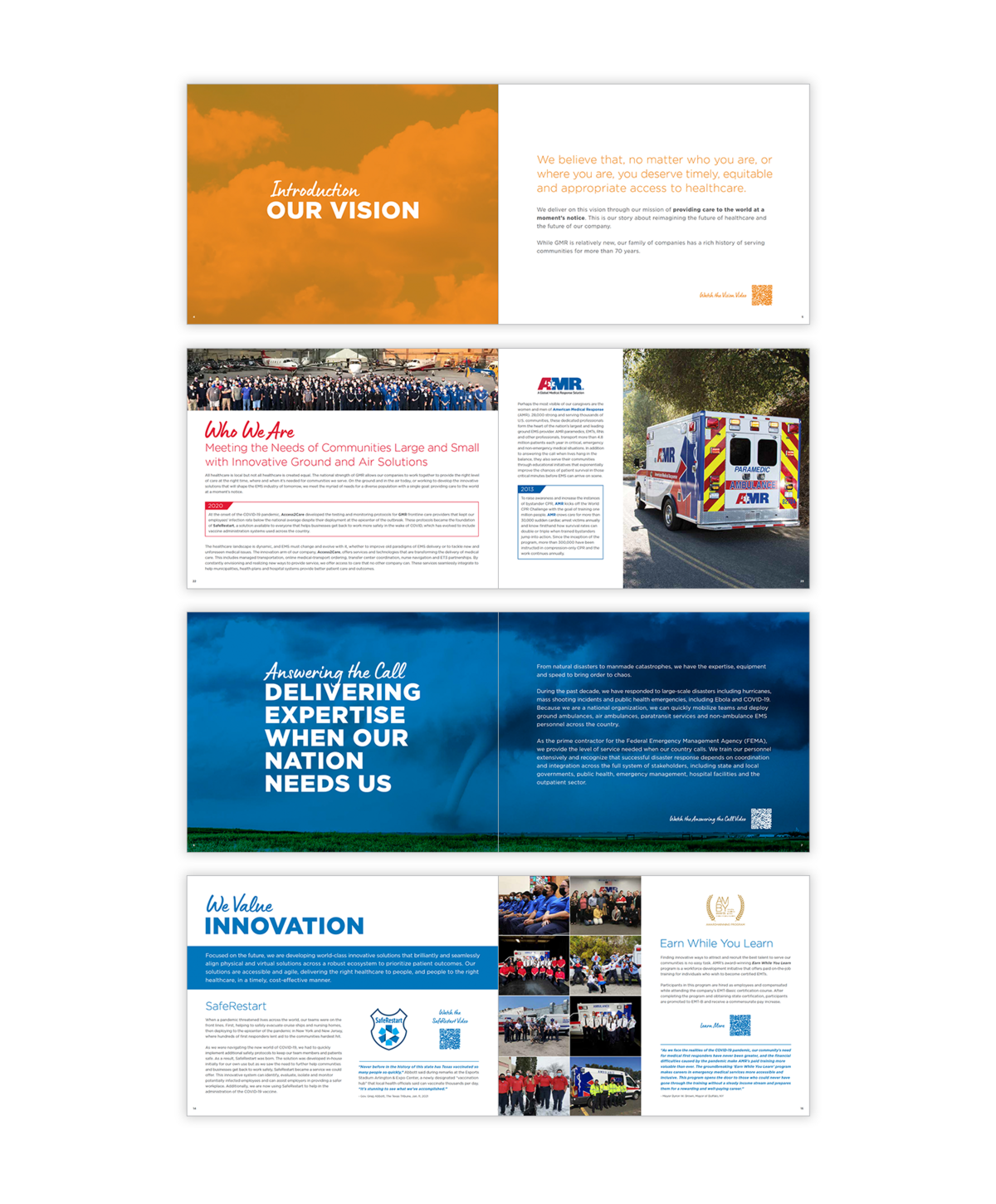 Global Medical Response | Book | Graphic Designer | Van Curen Creative