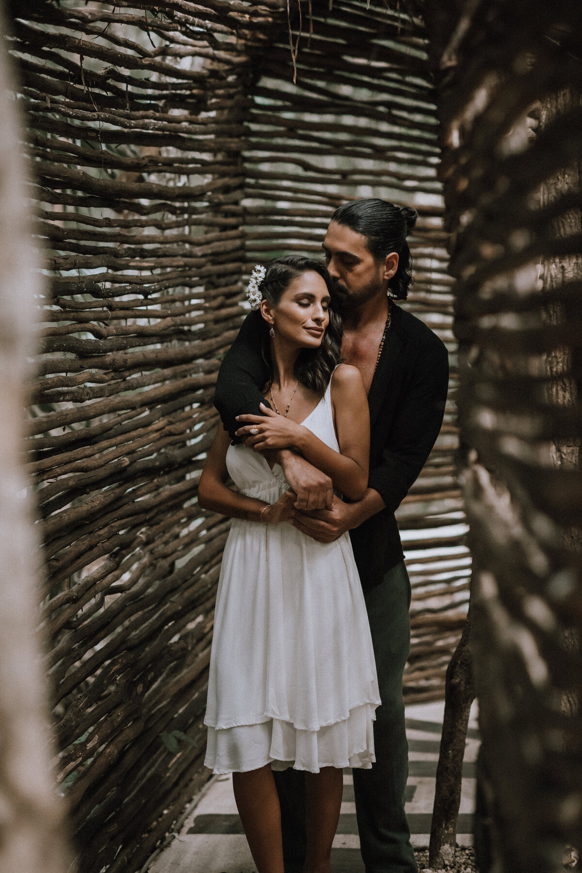 Elopement at Kaaba Luum in Tulum Mexico