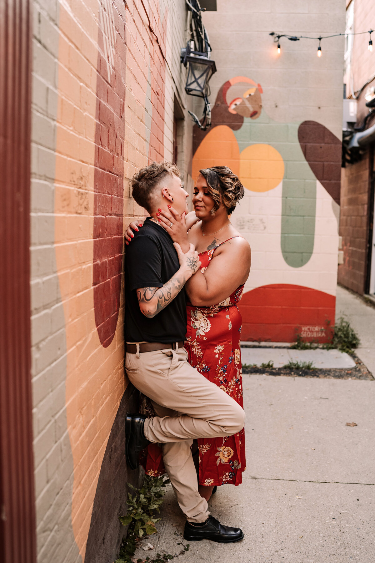 Couples photo session downtown galt