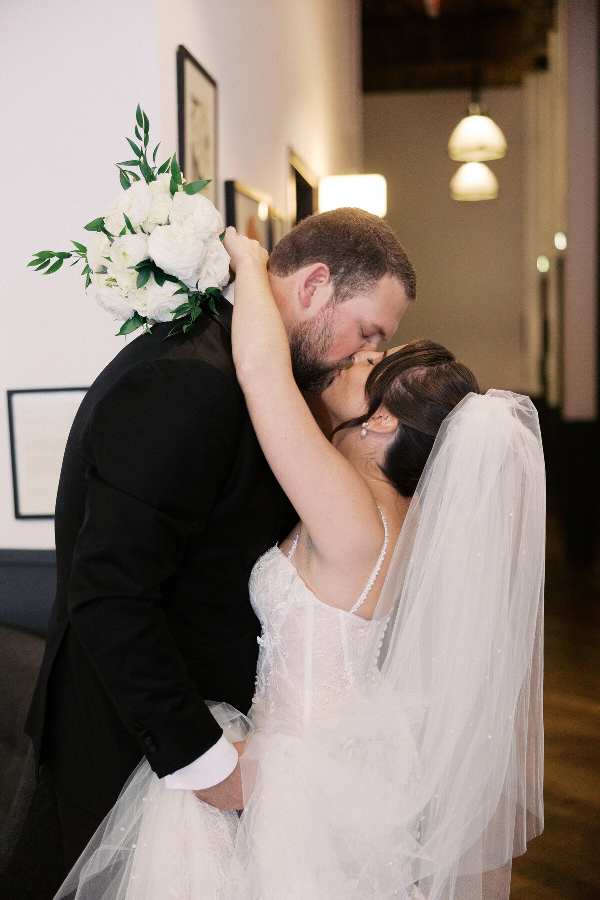 Just married at Wythe Hotel
