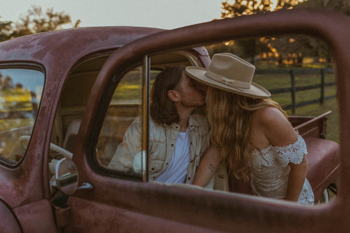 Western styled elopement photos