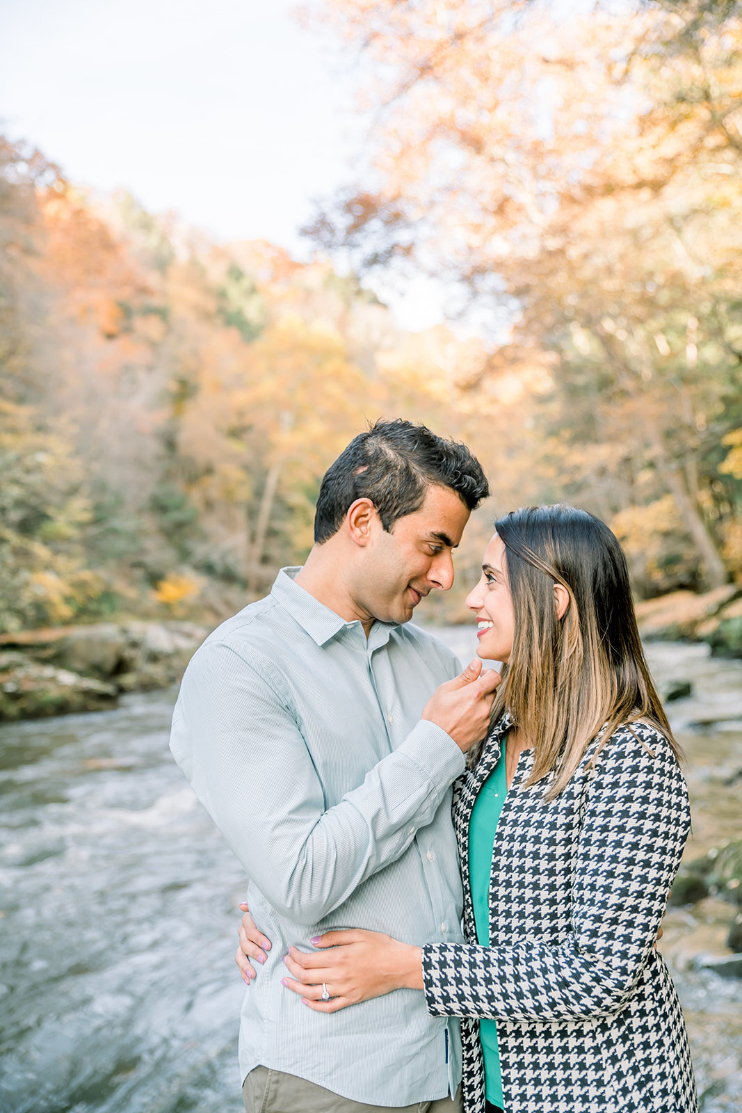 mcconells mills engagement session in the fall